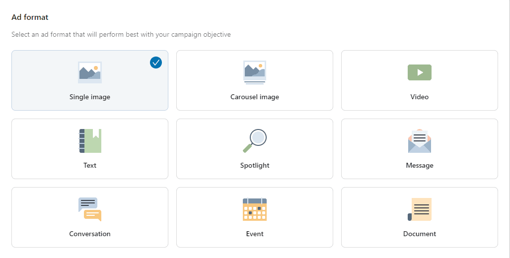 linkedin mainosmuodot